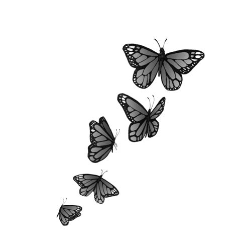 Med Tech Запись со стены Butterfly Tattoo Stencil Tattoo Stencils