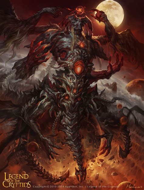 Evil God Advenced Hua Lu Fantasy Demon Fantasy Monster Dark