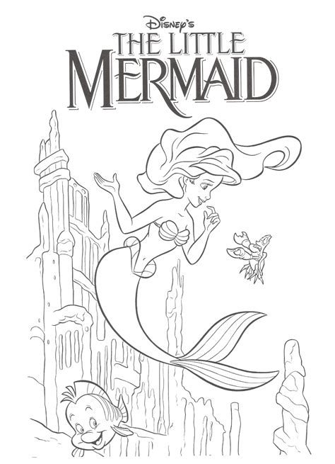 The-Little-Mermaid-Coloring-Pages9 - Coloringkids.org