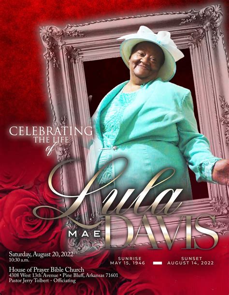 Mother Lula Mae Moore Davis was... - Paradise Funeral Home