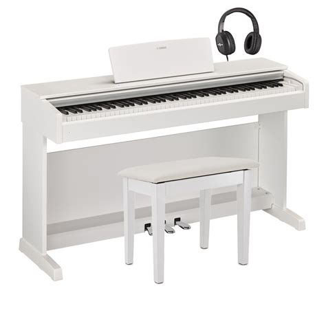 Disc Yamaha Ydp 143 Digital Piano Package White At Gear4music