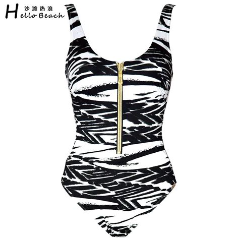 Buy Hello Beach 2017 New One Piece Swimsuit Women