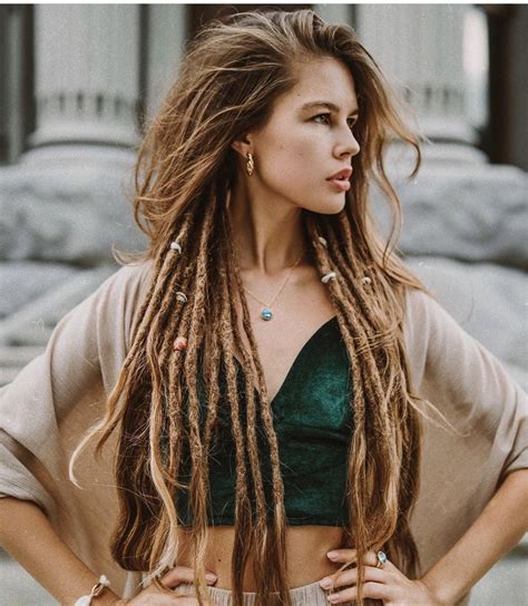 Partial Dreads Boho Dreadlocks Dreadlocks Girl Dread Hairstyles Partial Dreads