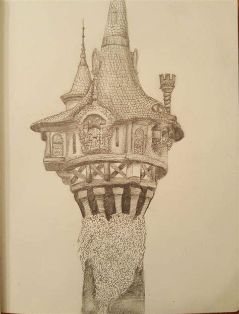 Rapunzel Tower Drawing At Getdrawings Free Download