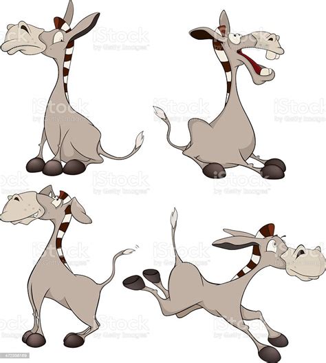 Donkeys Stock Illustration Download Image Now Donkey Humor