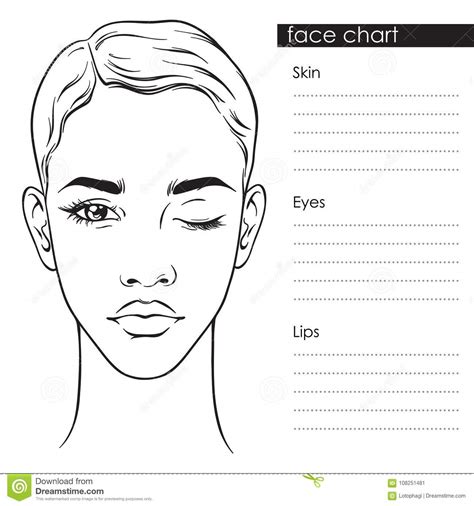 Beautiful Woman With Short Haircut And One Eye Closed ...