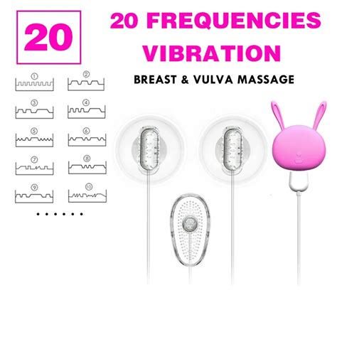 Vibrator For Women Electric Breast Pump Nipple Suction Cups Tongue Lick Nipple Sucker Vibrator