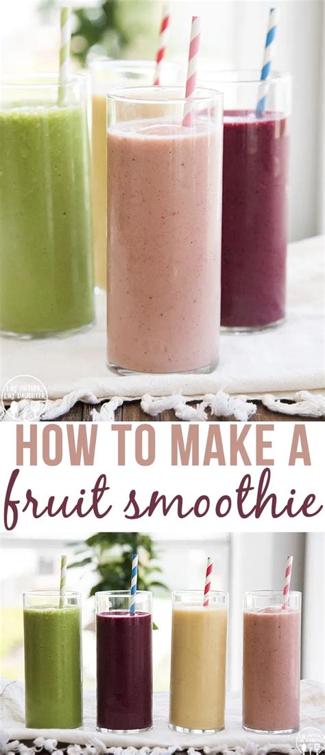 Frozen Fruit Smoothie Recipes Easy Fruit Smoothies Juice Smoothies