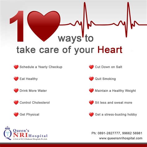 10 Ways To Take Care Of Your Heart Queens Nri Hospital For More Info