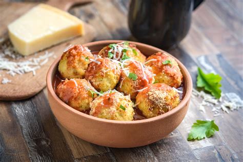 Turkey Meatballs Baked With Parmesan Cheese Recipe