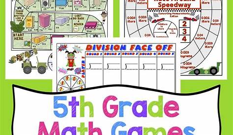 Math Facts Games For 5th Graders