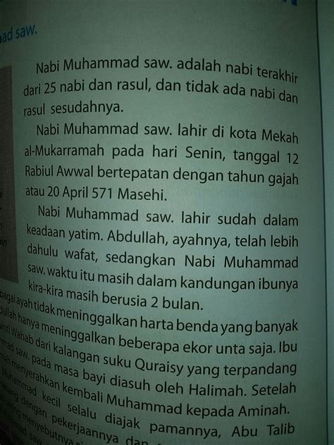 Kisah Nabi Muhammad Saw Dari Lahir Hingga Wafat Retaildarelo