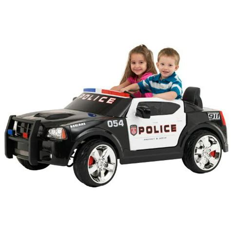 Kidtrax Dodge Pursuit Police Car 12 Volt Battery Power Electric Ride On