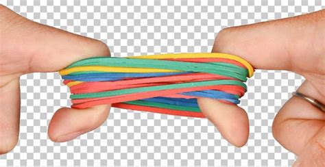 Rubber Band Stretching Elasticity Elastic Energy Natural Rubber Png