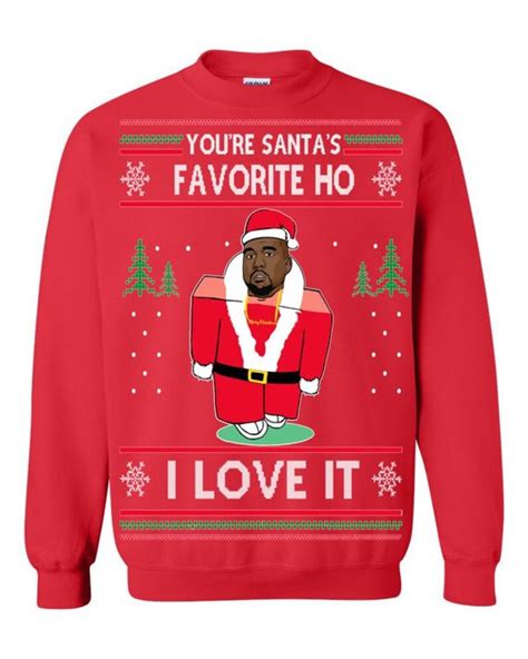 Santas Favorite Ho Ugly Christmas Sweater Ugly Sweater Etsy