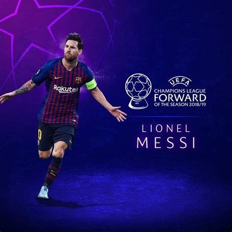 Champions League Messi Miglior Attaccante Della Scorsa Edizione