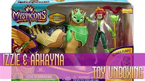 Mysticons Toy Unboxing Izzie And Arkayna Royal Griffin And Mysticon