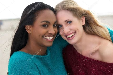 Portrait Of Two Multicultural Girls Smiling Royalty Free Stock Photos Spon Girls Smiling
