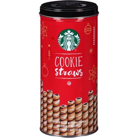 Each tea sachet comes individually wrapped, making this collection perfect for traveling! Starbucks Individually Wrapped Holiday Cookie Straws, 20 count can | Starbucks cookies, Holiday ...