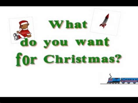 Which gift would you most want for christmas? What Do You Want For Christmas? - YouTube