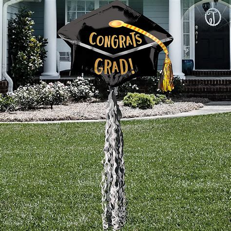 Graduation Cap Balloon Yard Sign 54in Party City