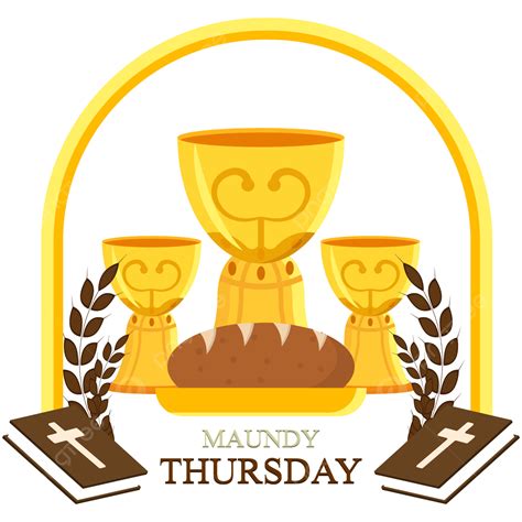 Maundy Thursday Clipart Vector Maundy Thursday A Premium Asset Label