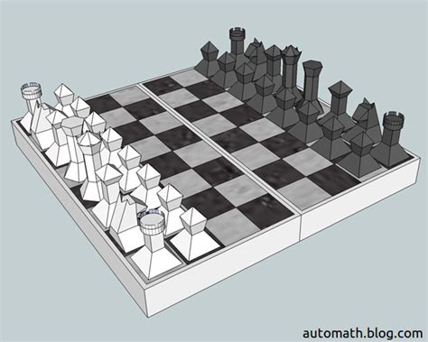 Paper Chess Set By Avidautomath On Deviantart