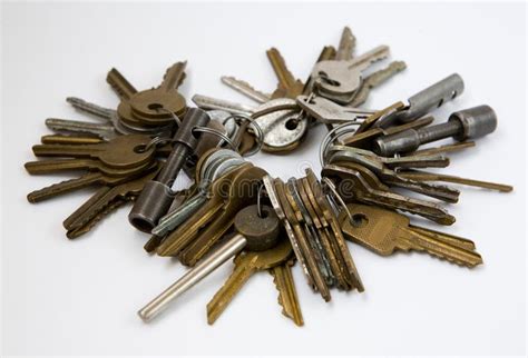 Old Keys On A Ring Stock Image Image Of Ideas System 10991987