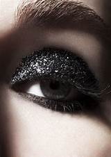 Black Glitter Makeup Images