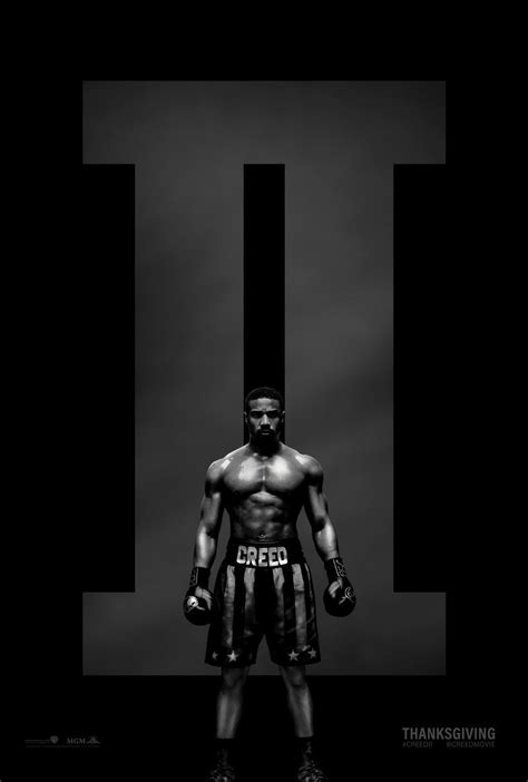Das Erste Poster Von Creed Ii Zeigt Michael B Jordan Als Adonis Filme