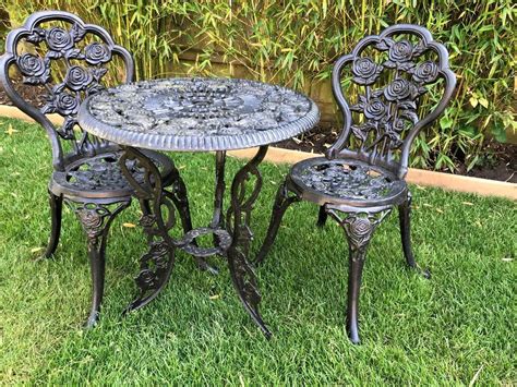 Stunning Cast Iron Very Heavy Garden Table Chairs In Bournemouth Dorset Gumtree