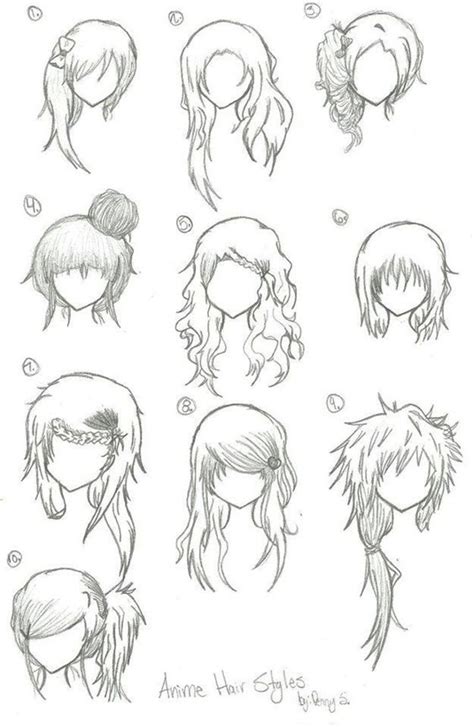 Use these 4 simple steps to draw any hairstyle, realistically. How To Draw Hair (Step By Step Image Guides)