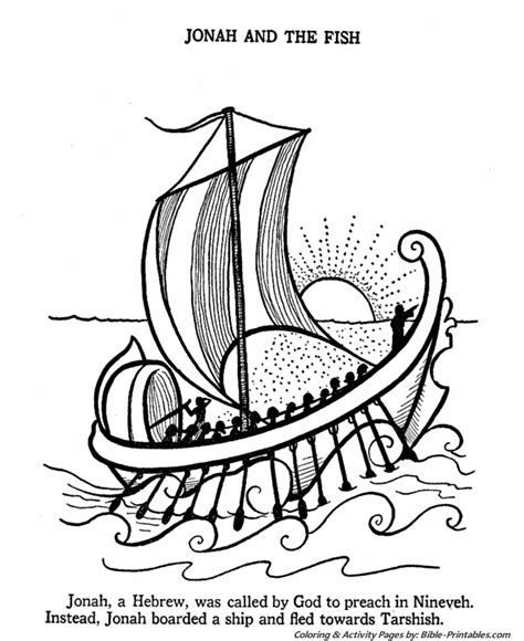 These jonah coloring pages will help children learn the bible story and visualize it's major parts. Jonah tried to run from God - Old Testament Coloring Pages ...