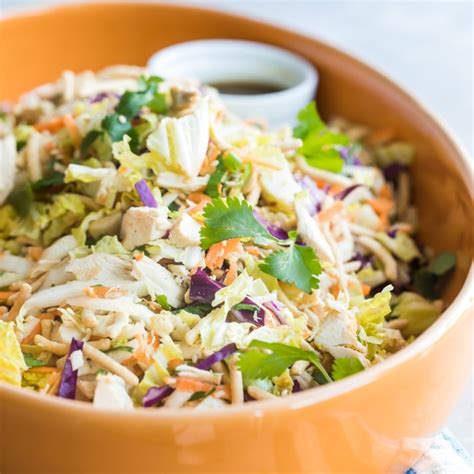 In a small bowl, whisk together vinegar, honey, sesame oil, hoisin sauce, soy sauce. Chinese Chicken Salad | Culinary Hill