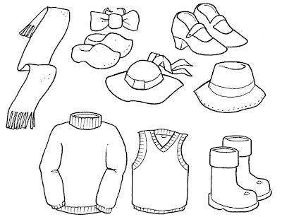 Dibujos de ropa para colorear - COLOREA TUS DIBUJOS