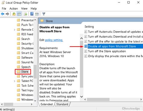 Enable Or Disable Microsoft Store Apps On Windows 10 Howtoedge