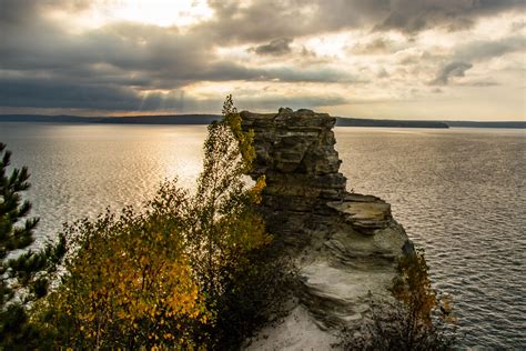 Miners Castle Pictured Rocks Lake Superior Michigan Oc 4599x3066 R