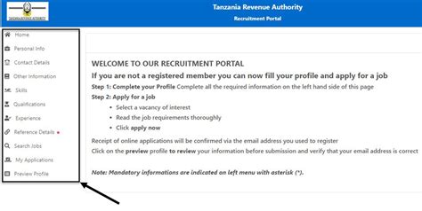 Tra Recruitment Portal Login Registration And Application Jinsi Ya Online