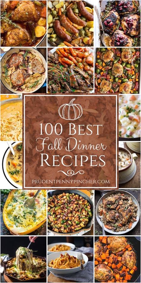 100 Best Fall Dinner Recipes Prudent Penny Pincher