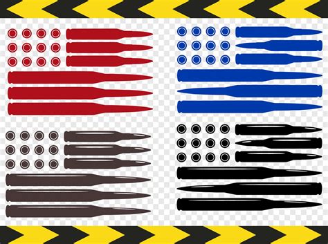 Bullet Flag Svg Decal Us Flag American Usa Cut Files For Etsy