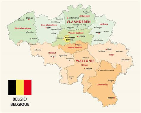 Carte De La Belgique Découvrir Plusieurs Cartes Du Pays