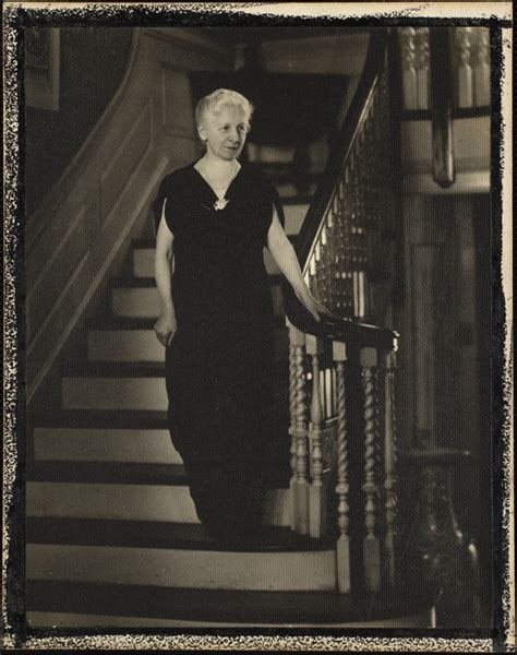 Helen Temple Cooke Dressed In Black Velvet Pearls And