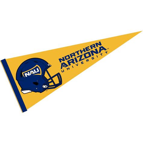 Northern Arizona University Lumberjacks Football Helmet 12 X 30 Felt