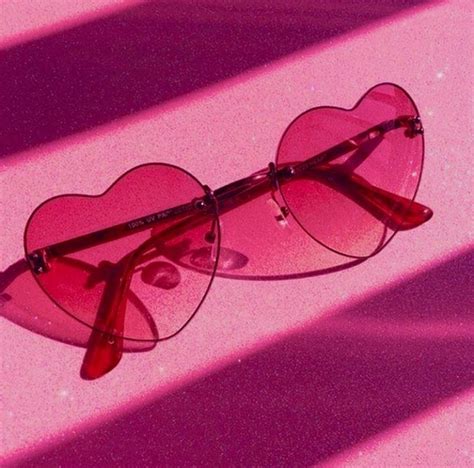 hot pink heart sunglasses aesthetic gafas de moda anteojos de moda gafas tumblr