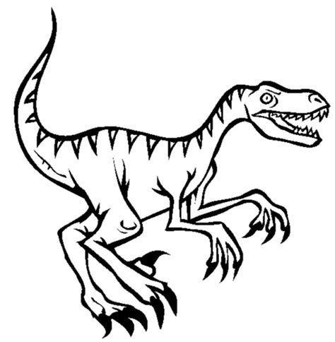 Free c is for cthulhu coloring sheet cool. Velociraptor Coloring Pages - GetColoringPages.com