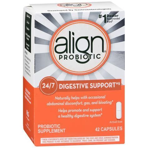 Align Probiotic Supplement 247 Digestive Support 42 Capsules