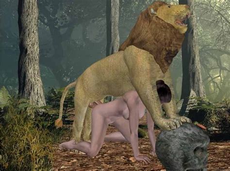Lion Sex Woman Beast