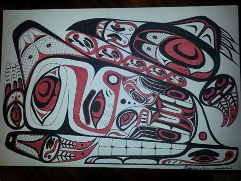 Tsumaks The Haida Sea Monster Pacific Northwest Art Northwest