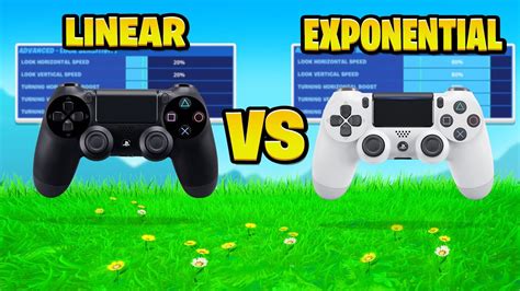 Linear Vs Exponential Best Controller Fortnite Setting Fortnite