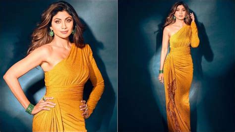 Shilpa Shetty Lends Glimmering Appeal In A Bold Shoulder Gown And We